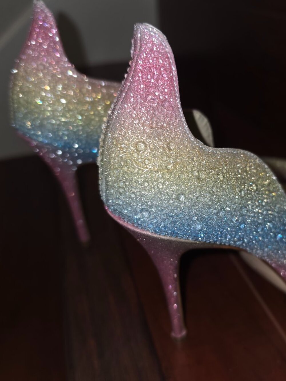 Jessica Simpson Wayva Rainbow Heels - Picture 4 of 5